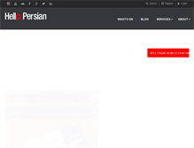 Tablet Screenshot of hello-persian.com